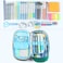 Homecube Pencil Case Big Capacity Waterproof Pencil Bag Oxford Makeup Pen Pouch Durable Stationery Bag Pen Holder Recommended Age Grade Two years and up