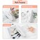 Mr. Pen Mr Pen Cute Pencil Case Pouch Multipurpose Canvas Bible Pencil Pouch Smooth Zipper Premium Material Neat Stitches Ideal for Stationery Cosmetics Electronics School Office Travel