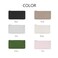 YONBEN Pencil Pen Case Stationery Case Pouch Bag GrayFaux leather