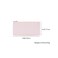 YONBEN Pencil Pen Case Stationery Case Pouch Bag PinkFaux leather