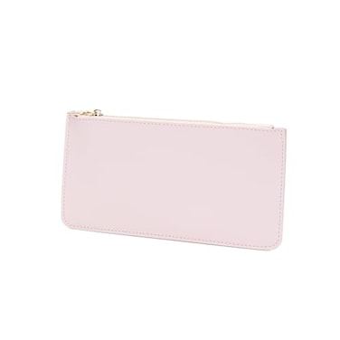 YONBEN Pencil Pen Case Stationery Case Pouch Bag PinkFaux leather