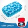 ZIPIT Blue Pencil Case for Kids Cute Pencil Box for School Large Capacity Stationery Organizer Box
