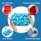 ZIPIT Blue Pencil Case for Kids Cute Pencil Box for School Large Capacity Stationery Organizer Box