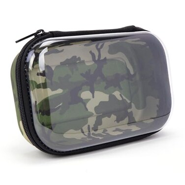 ZIPIT Clear Top Pencil Case for Kids Durable Pencil Box for School Large Capacity Stationery Organizer Box Camo