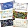 Zonon 6 Pack Bible Verse Pencil Pouch Faith Rustic Floral Patterned Inspirational Quote Pencil Case Scripture Study Supplies Makeup Bags for Christian Women Man77 x 4 InchNovel Style