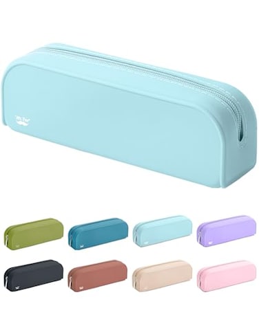 Mr. Pen Mr Pen Silicone Pencil Case Aesthetic Pencil Bag for Women Makeup Pouch Multifunctional Pouch for Stationery Cosmetics and Electrical Goods Storage