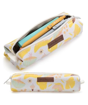 Mr. Pen Mr Pen Cute Pencil Case Pouch Multipurpose Canvas Bible Pencil Pouch Smooth Zipper Premium Material Neat Stitches Ideal for Stationery Cosmetics Electronics School Office Travel