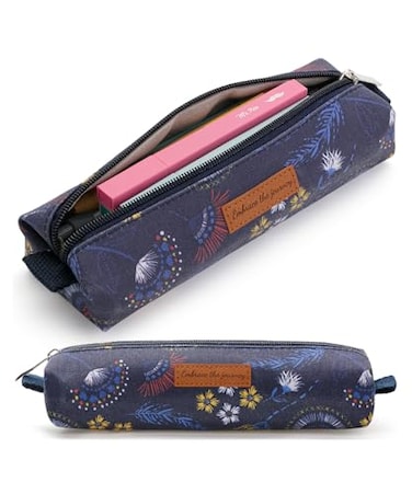 Mr. Pen Mr Pen Cute Pencil Case Pouch Multipurpose Canvas Bible Pencil Pouch Smooth Zipper Premium Material Neat Stitches Ideal for Stationery Cosmetics Electronics School Office Travel