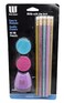 Write Dudes 2 Pencils Eraser Sharpener Combo Pack Glitter