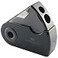 RuiLing 1Pack Black Pencil Sharpener Dual Hole 2Hole Safety Precision Sharpener for Pencil Eyebrow Eyeliner Cosmetic Tools School Office Stationery Supplies