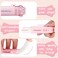keepsweat 2 Pcs Cat Paw Cute Pencil Sharpener and 2 Pcs Retractable Eraser Push Pull Design Kawaii Cat EraserPencil Sharpeners Manual for Kids Rubber Aesthetic Erasers Student Home School Supplies