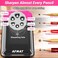 AFMAT Heavy Duty Electric Pencil Sharpener 6 Holes Auto Stop Pencil Sharpeners Plug in Classroom Pencil Sharpener for 611mm Pencils Super Fast Save Pencils Teacher Must Have PSX1