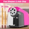 AFMAT Heavy Duty Electric Pencil Sharpener 6 Holes Auto Stop Pencil Sharpeners Plug in Classroom Pencil Sharpener for 611mm Pencils Super Fast Save Pencils Teacher Must Have PSX1