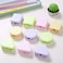 BieFuDan 12 PCS Pencil Sharpeners Cute Pencil Sharpener Manual Pencil Sharpener for No2ColoredArt Pencils Handheld Pencil Sharpeners Home Office Supplies Cookie Shape