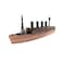 TG,LLC Treasure Gurus Metal Bronze Model Replica Cruise Ship Ocean Liner Die Cast Toy Pencil Sharpener