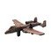 TREASURE GURUS, Treasure Gurus USAF Model A10 Warthog Plane Die Cast Pencil Sharpener