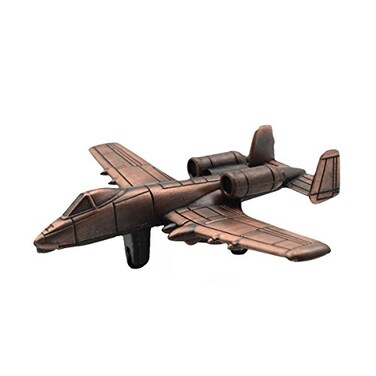 TREASURE GURUS, Treasure Gurus USAF Model A10 Warthog Plane Die Cast Pencil Sharpener