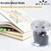 WEKOIL Manual Pencil Sharpener Double Holes Duty Metal Sharp Blade Jumbo Crayon XL Sharpener with Large Round Catches Sharpening Regular Pencils HB Graphite Colored Pencils for Teachers Artists