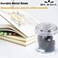 WEKOIL Manual Pencil Sharpener Double Holes Duty Metal Sharp Blade Jumbo Crayon XL Sharpener with Large Round Catches Sharpening Regular Pencils HB Graphite Colored Pencils for Teachers Artists