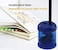 WEKOIL Manual Pencil Sharpener Dual Twin Holes Duty Metal Sharp Blade Crayon XL Sharpener with Large Round Catches Sharpening Regular HB Pencils Graphite Colored Jumbo Pencils for Designers Teachers