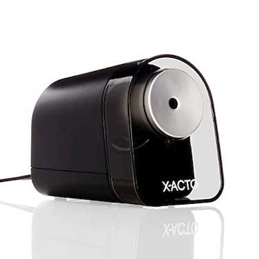 X-Acto XACTO Electric Pencil Sharpener XLR Heavy Duty Electric Pencil Sharpener Quiet Motor Pencil Saver Technology AutoReset and Safe Start