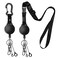 Maileto 2 Pack Heavy Duty Retractable ID Badge Holder Key Reel with Adjustable Breakaway Lanyard Carabiner Key Ring Pen Holders Lobster Clip ID Badge Strap and 32 Retractable Cord Hold Up to 15 Keys