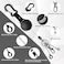 Maileto 2 Pack Heavy Duty Retractable ID Badge Holder Key Reel with Adjustable Breakaway Lanyard Carabiner Key Ring Pen Holders Lobster Clip ID Badge Strap and 32 Retractable Cord Hold Up to 15 Keys