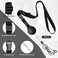 Maileto 2 Pack Heavy Duty Retractable ID Badge Holder Key Reel with Adjustable Breakaway Lanyard Carabiner Key Ring Pen Holders Lobster Clip ID Badge Strap and 32 Retractable Cord Hold Up to 15 Keys
