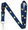 Vinylcation Cute Turtle Lanyard for Keys ID Badge Holder with Detachable Buckle Blue Polyester Sea Turtle Neck Strap Keychain for Teachers Nurses Students Office Work