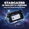 DQL id holder wallet Stars print ID case with lanyard small wristlet wallets credit card holder for women keychain pouch key chain wallet
