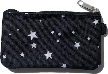 DQL id holder wallet Stars print ID case with lanyard small wristlet wallets credit card holder for women keychain pouch key chain wallet