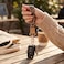 DQL Wrist Lanyard for ID Badges Cute Key ID Badge Holder Hand Wristlet Lanyard Keychain Holder for Women leopard print