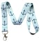 Execucat Anchor Stripes Lanyard Keychain ID Badge Holder