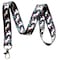 Execucat Fantasy Unicorn Lanyard Keychain ID Badge Holder Floral Print Neck Strap for Keys Work School