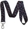 Execucat Paw Print Stars Lanyard Keychain ID Badge Holder Pet Lover Dog Cat Neck Strap for Keys Work School