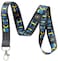 Execucat School Subjects Lanyard Keychain ID Badge Holder Science