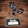 Execucat Skull Crossbones Lanyard Keychain ID Badge Holder Black Gothic Pirate Skull Print Neck Strap for Keys Work Office Men Women
