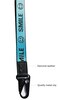 FORZEN Cool LanyardsNeck Strap Key Chain Holder Neck Lanyards for KeysWallets and ID Badge Holders Cyanblue