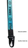 FORZEN Cool LanyardsNeck Strap Key Chain Holder Neck Lanyards for KeysWallets and ID Badge Holders Cyanblue