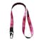 FORZEN Cool LanyardsNeck Strap Key Chain Holder Neck Lanyards for KeysWallets and ID Badge Holders fluorescent pink