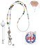 Hidden Hollow Beads Retractable Badge Reel Womens Hand Beaded Necklace Lanyard USA Strong ID Card Holder Keys Teacher Nurse Cruise Multi Super Slim
