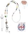 Hidden Hollow Beads Retractable Badge Reel Womens Hand Beaded Necklace Lanyard USA Strong ID Card Holder Keys Teacher Nurse Cruise Multi Super Slim