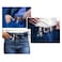 Jwodo 4 Pcs Belt Key Holder Clips Stainless Steel Security Belt Clip Keychain Quick Release ClipOn Holder with Detachable Key Ring Heavy Duty Belt Keyring for ID Badge Keys or Small Tools