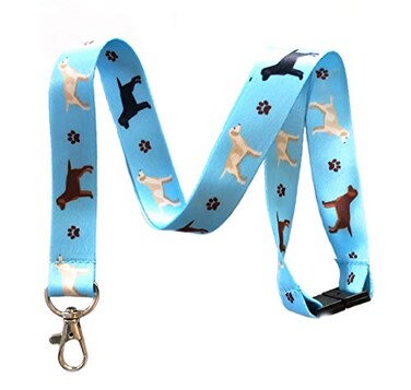 LanyardLanyard Labrador Retriever Dog Breed Print Break Away Lanyard Key Chain Id Badge Holder Soft Neck Strap for Keys Work Dog Lovers