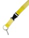 Limeloot Yellow Lanyard for ID Badges Keys and Accessories Premium design with Buckle and Key Chain Holder