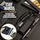 ONETIGRIS OneTigris Tactical ID Card Holder Hook Loop Patch Badge Holder Neck Lanyard Key Ring and Credit Card Organizer Black