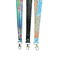 PAPER PLANE LONDON Set of 3 Teacher Lanyard neck strap ID HOLDER Safety Breakaway clip WORLD MAP EMC2 PERIODIC TABLE