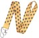 Pinstant Honey Bee Bumblebee Insect Animal Yellow 177 Neck Lanyard Keychain Holder ID Badge Mobile Phone Pin Strap
