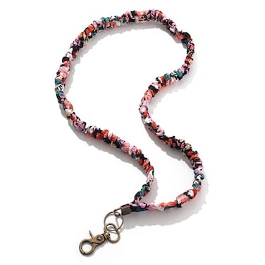 Pop-n-Teach PopnTeach Scrunchie Lanyards for ID Badges and Keys Cute Teacher Lanyard for Women Nurses or Cruise Stretchy Retractable Lanyard Teacher Gifts