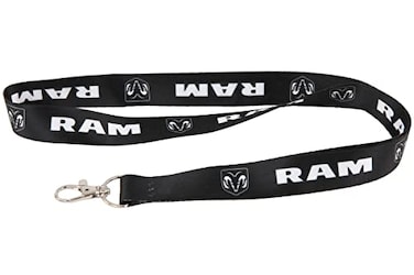 RAM Truck Lanyard Badge Holder With Swivel lobster clasp Keychain Holder